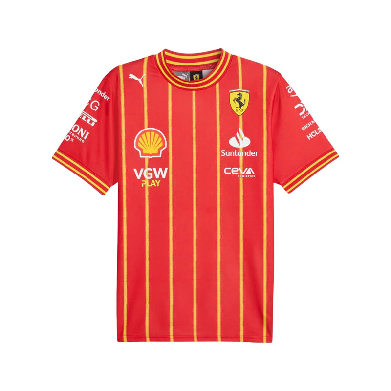 Camiseta Scuderia Ferrari - Edição Especial Pilotos 2024