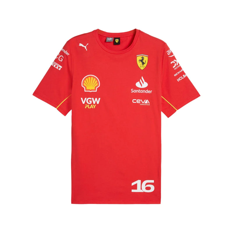 Camiseta Scuderia Ferrari - Pilotos 2024
