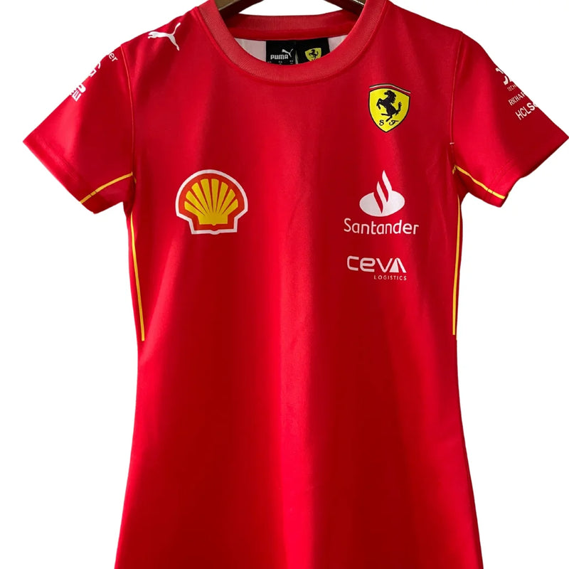 Camiseta Feminina Scuderia Ferrari - 2024