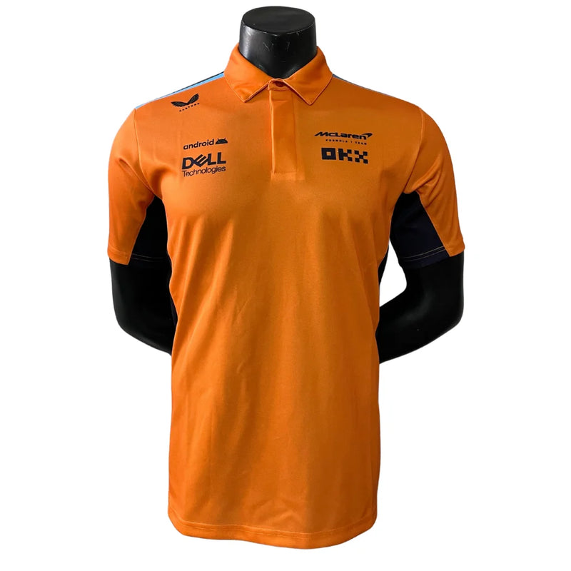 Camiseta McLaren Polo Laranja - 2023