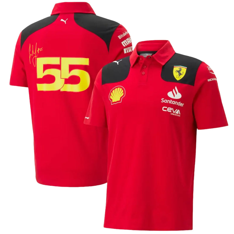 Camisa Polo Scuderia Ferrari - Pilotos 2023