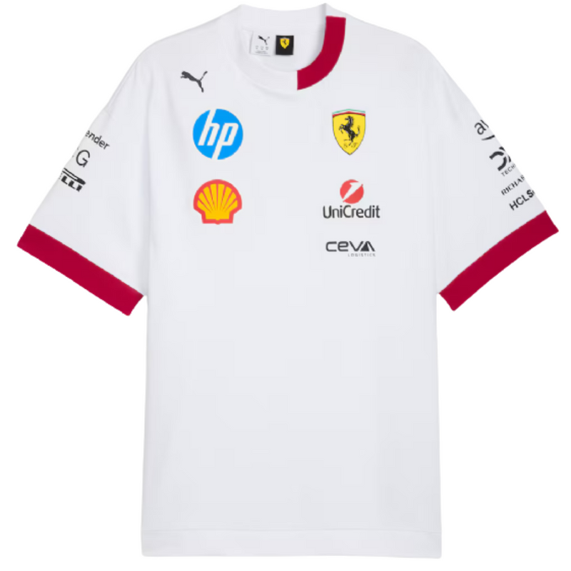 Lançamento Camiseta Oversized Scuderia Ferrari HP GP Miami - 2025