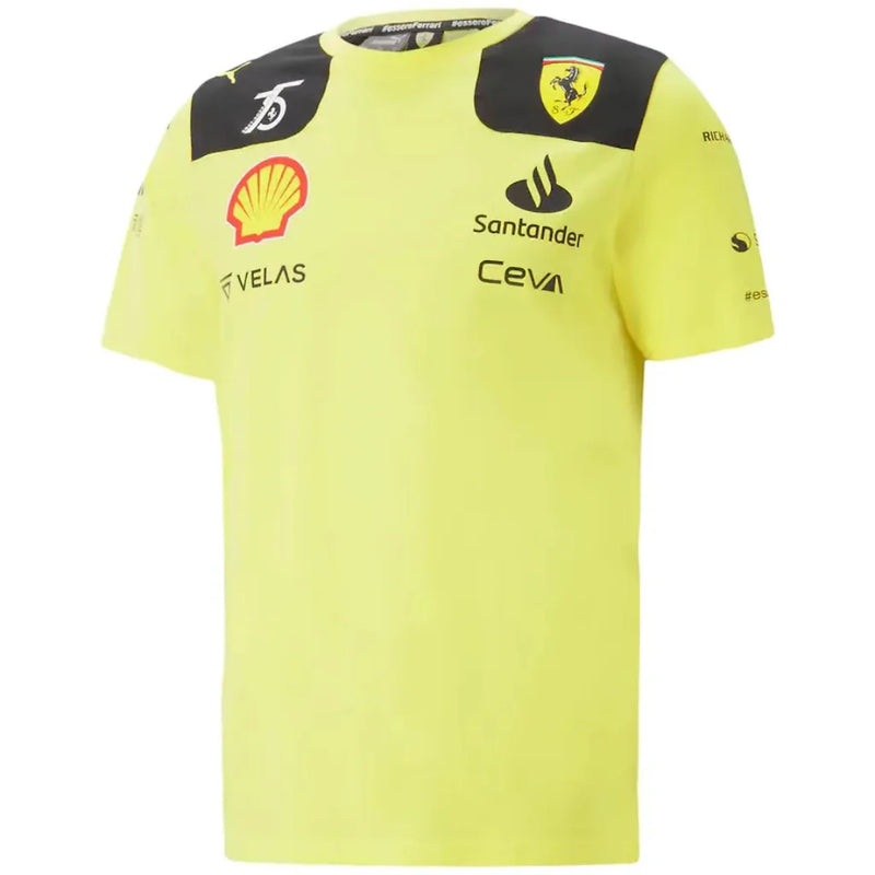 Camiseta Scuderia Ferrari Amarela - 2022