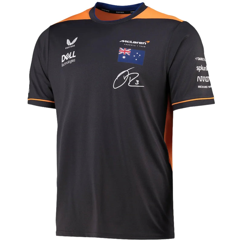 Camiseta McLaren Preta - Ricciardo 2022
