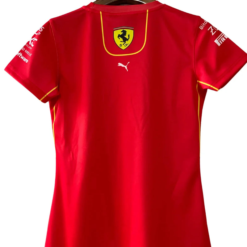 Camiseta Feminina Scuderia Ferrari - 2024