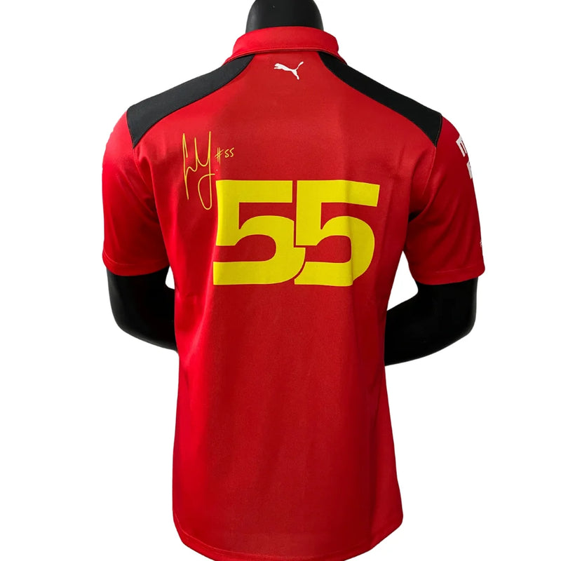 Camisa Polo Scuderia Ferrari - Pilotos 2023