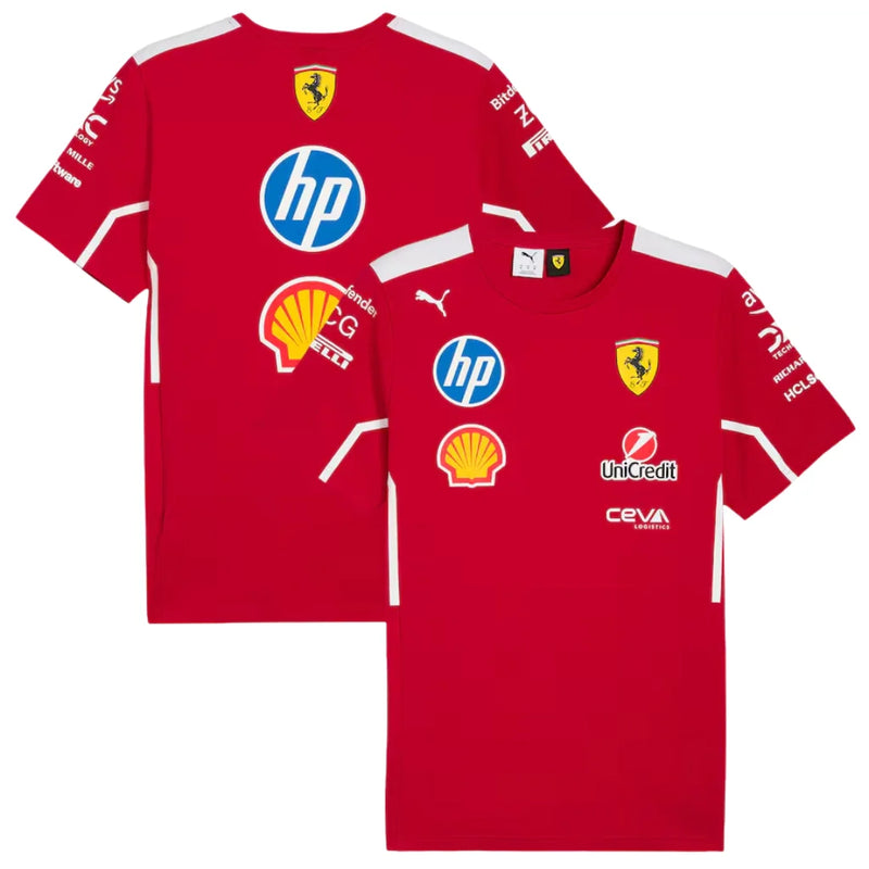 Lançamento Camisa Ferrari Gola Vermelha -  2025