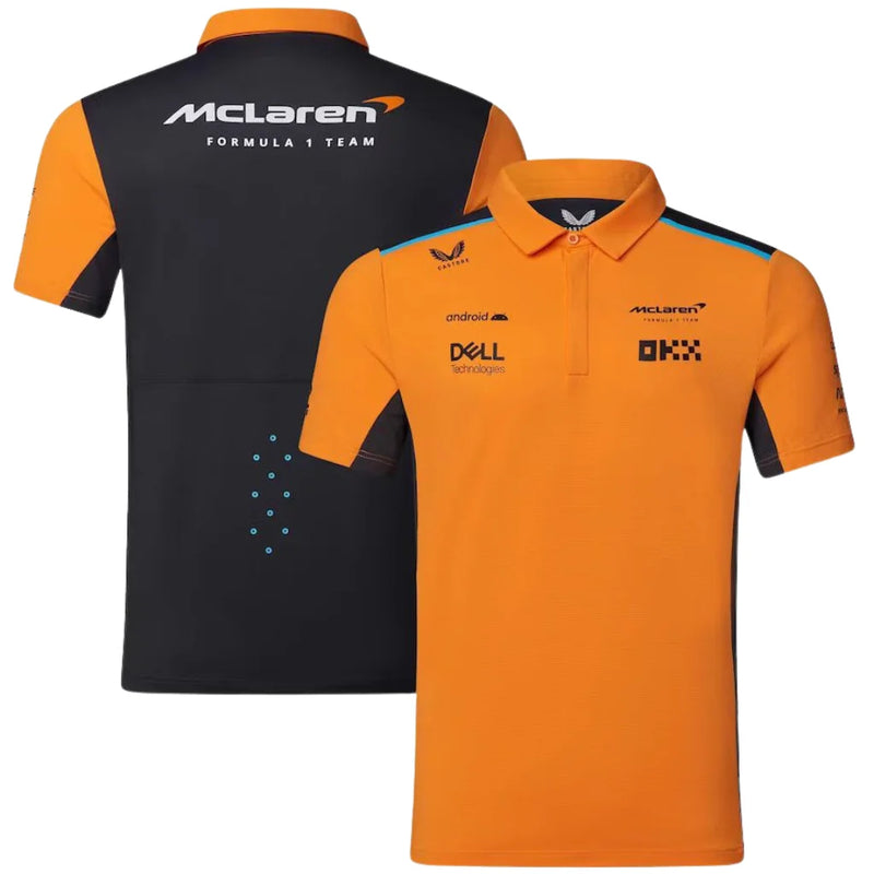 Camiseta McLaren Polo Laranja - 2023