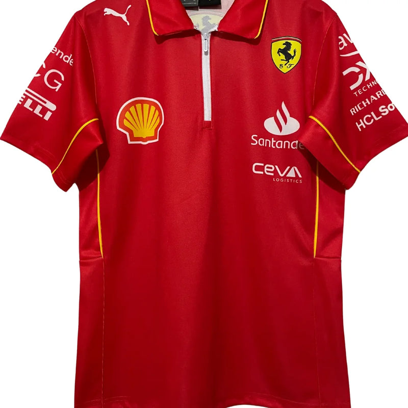 Camiseta Polo Scuderia Ferrari - Edição 2024