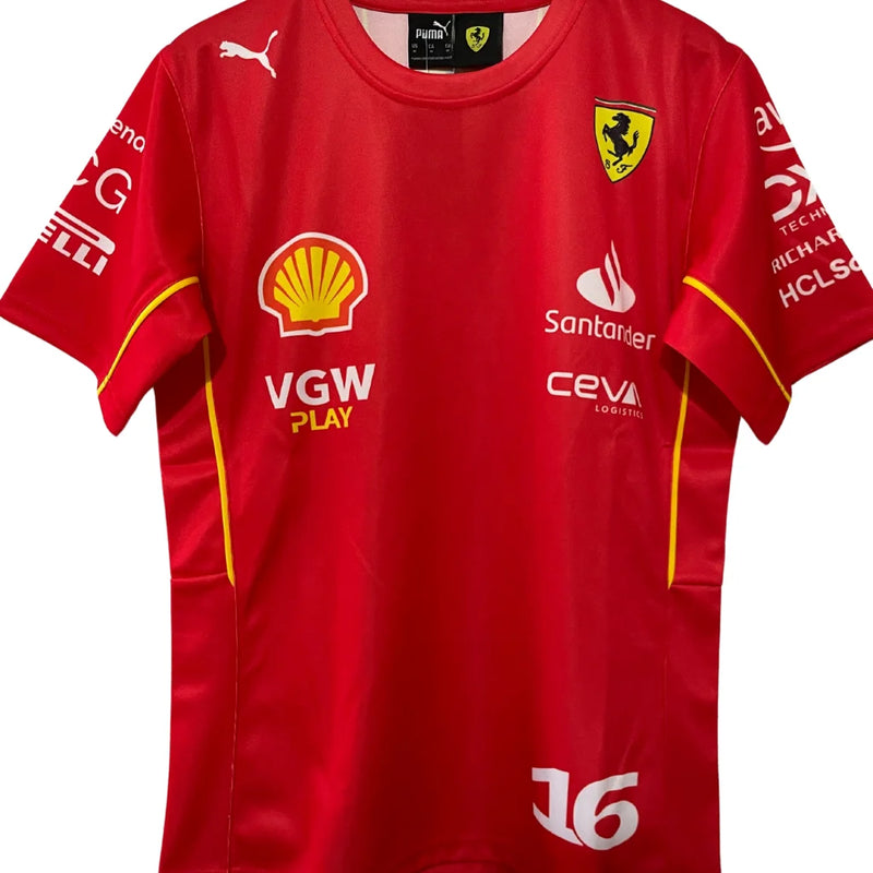 Camiseta Scuderia Ferrari - Pilotos 2024