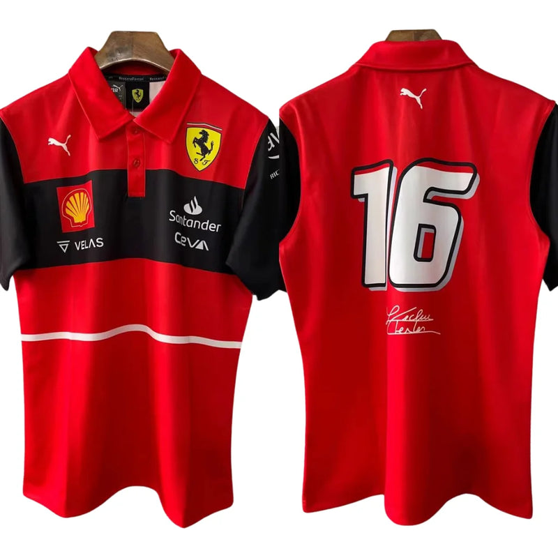Camisa Polo Scuderia Ferrari - Pilotos 2022