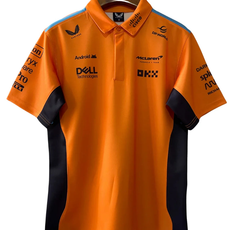 Camiseta McLaren Polo Laranja- 2024