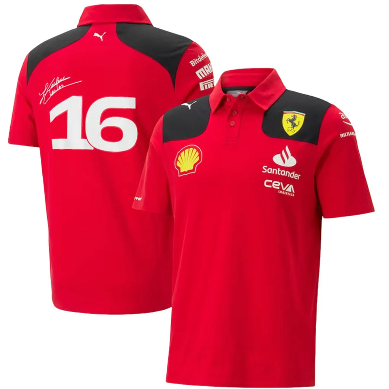 Camisa Polo Scuderia Ferrari - Pilotos 2023