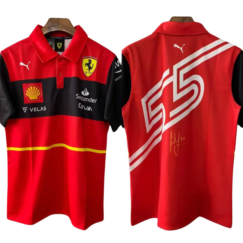 Camisa Polo Scuderia Ferrari - Pilotos 2022