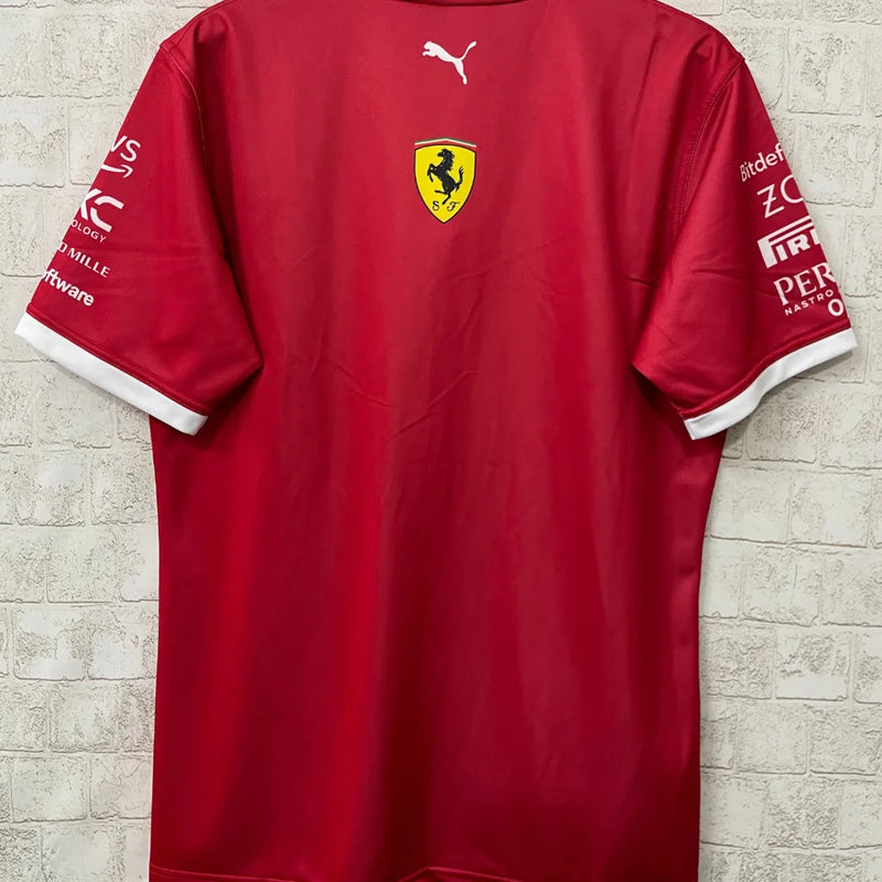 Lançamento Camisa Ferrari Gola Mista -  2025