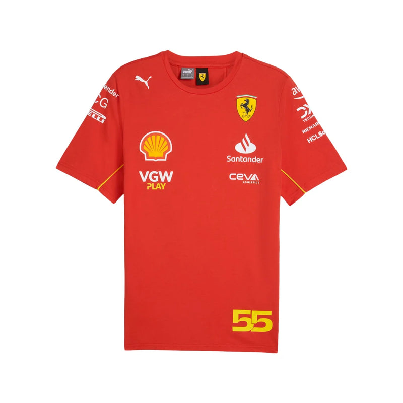 Camiseta Scuderia Ferrari - Pilotos 2024