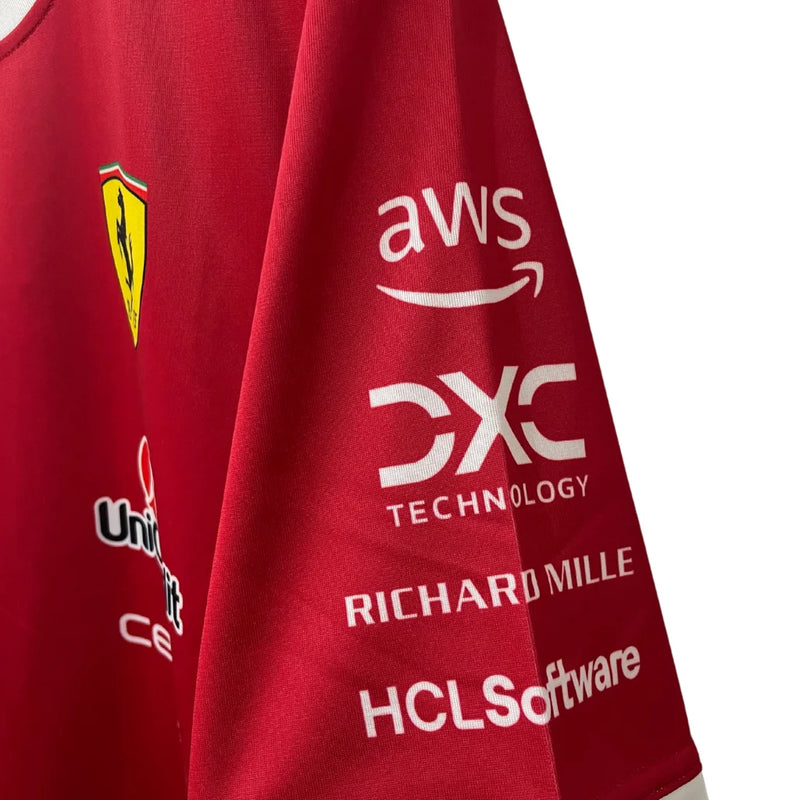 Lançamento Camisa Ferrari Gola Mista -  2025