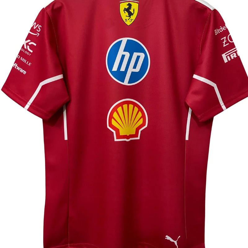 Lançamento Camisa Ferrari Gola Vermelha -  2025