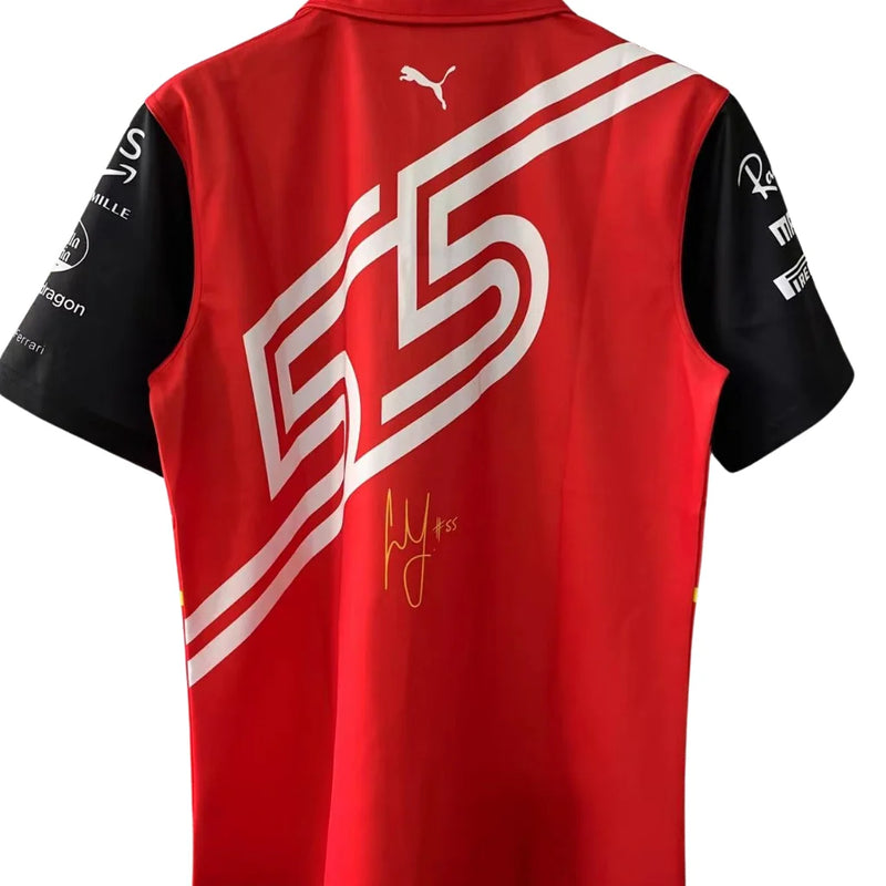 Camisa Polo Scuderia Ferrari - Pilotos 2022