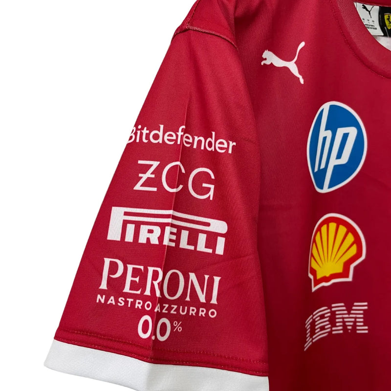 Lançamento Camisa Ferrari Gola Mista -  2025