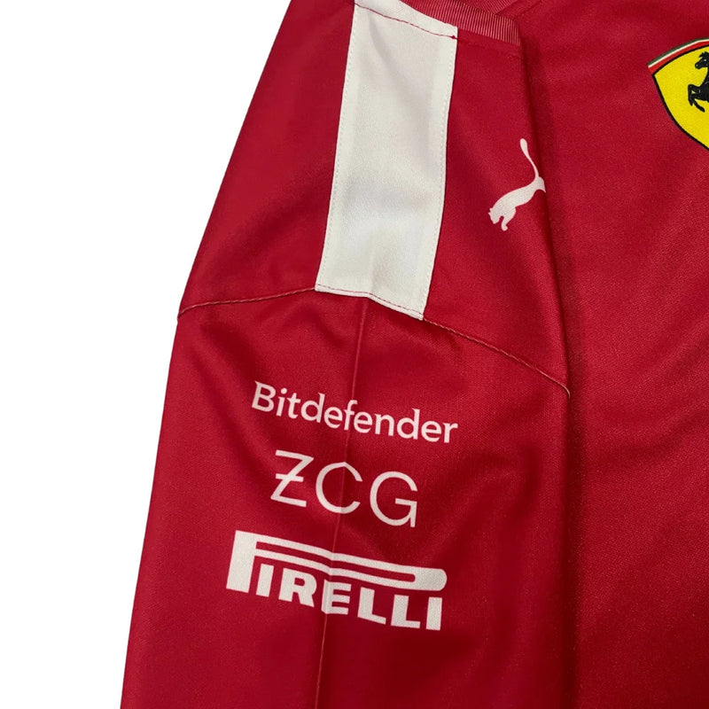 Lançamento Camisa Ferrari Gola Vermelha -  2025