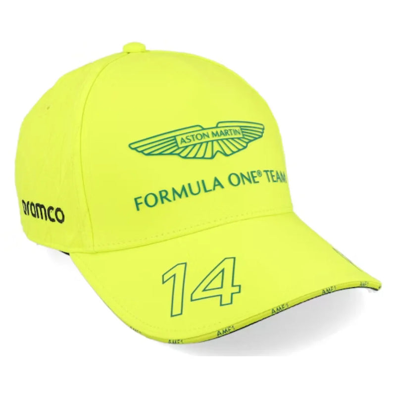 Boné Aston Martin Alonso 2024 - Verde-limão