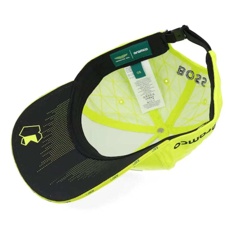 Boné Aston Martin Alonso 2024 - Verde-limão