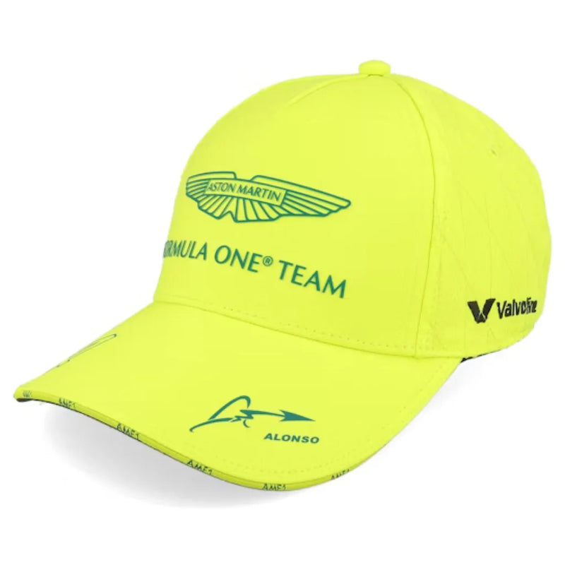 Boné Aston Martin Alonso 2024 - Verde-limão