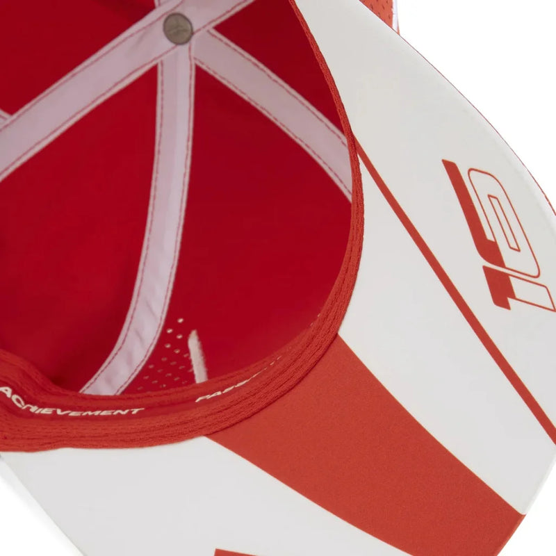 Boné Scuderia Ferrari Pilotos 2024 - Vermelho Queimado
