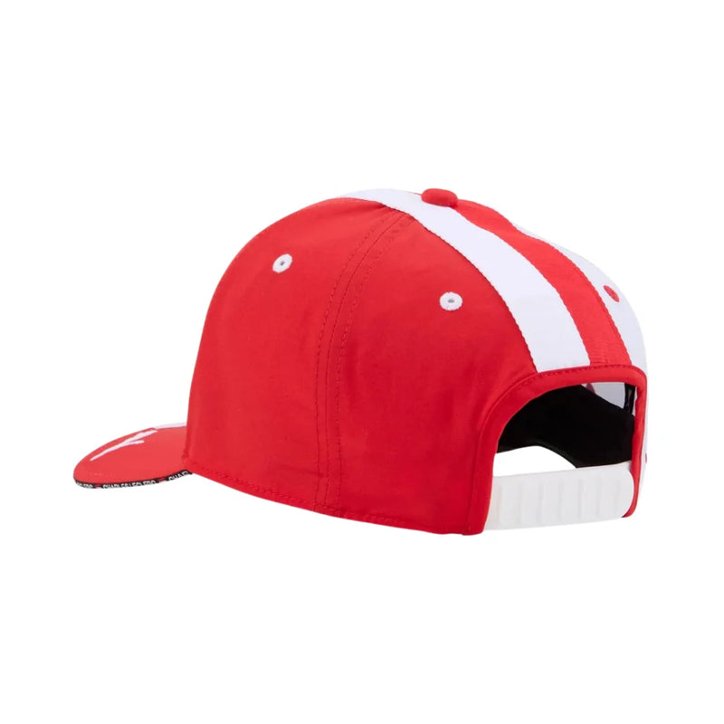 Boné Scuderia Ferrari Leclerc Edição Especial Mônaco 2024 - Rosso Corsa