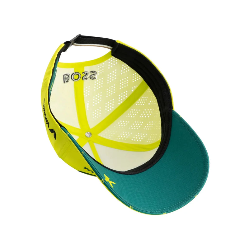 Boné Aston Martin Alonso 2025 - Verde-limão