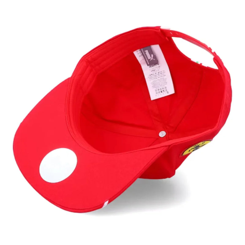 Boné Scuderia Ferrari Leclerc Snapback - Vermelho