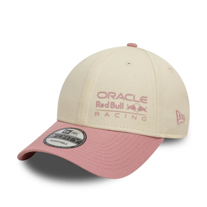 Boné Red Bull Racing Edição Especial - Creme Claro/Rosa Escuro