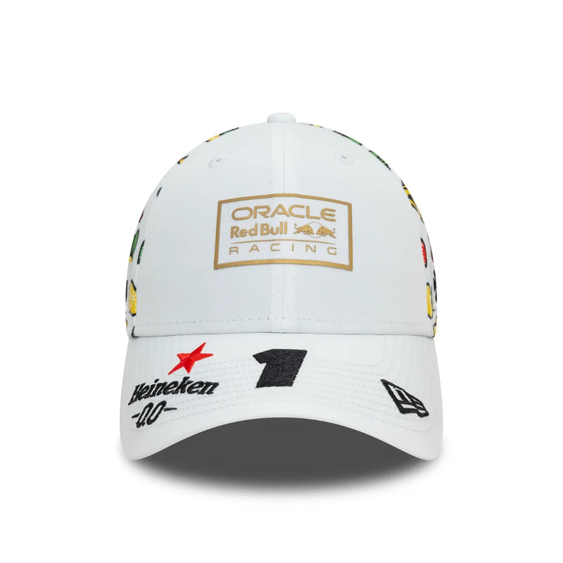 Boné Red Bull Racing Pilotos Edição Especial Las Vegas 2024 - Branco