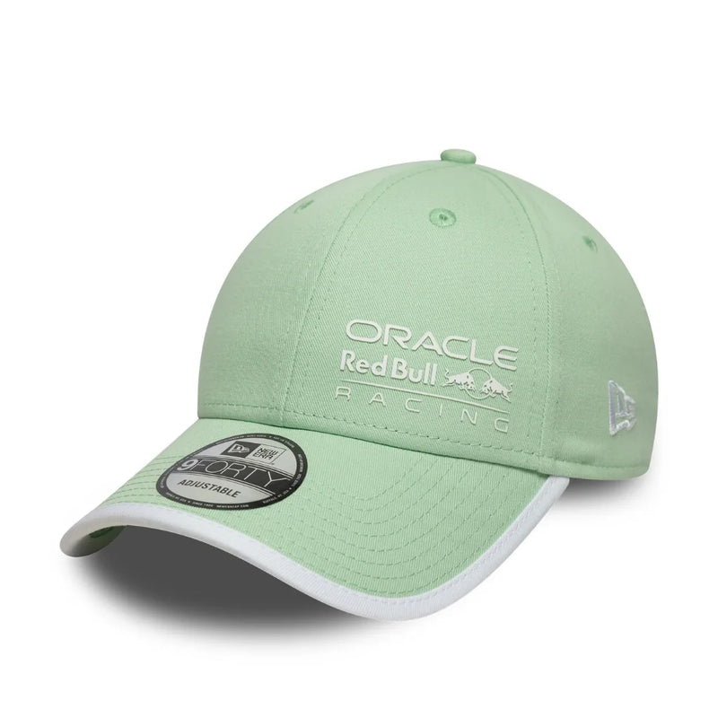 Boné Red Bull Racing Edição Especial Miami 2025 - Verde Pastel