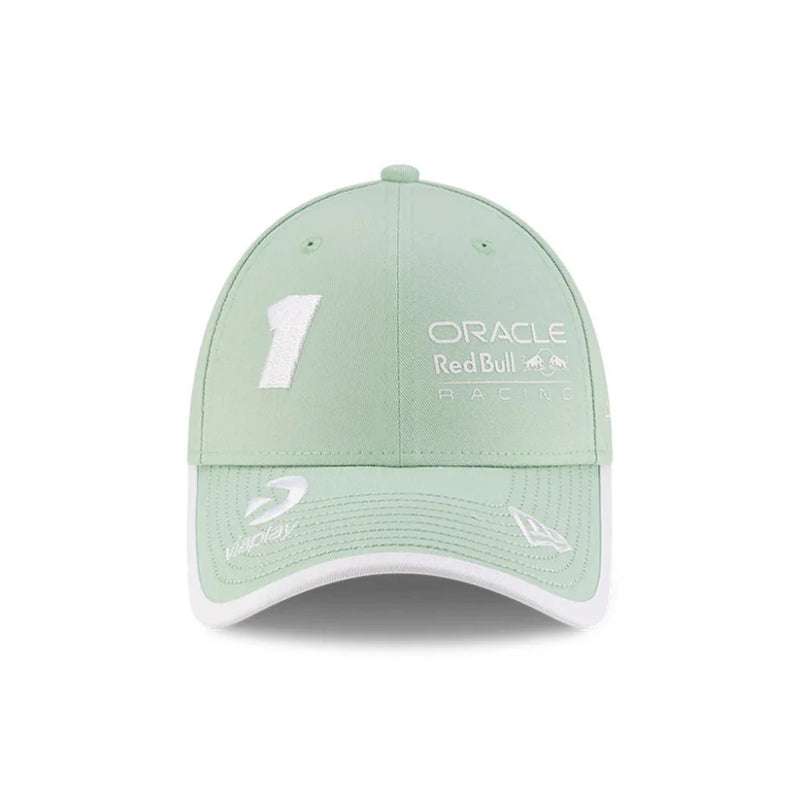 Boné Red Bull Racing Verstappen Edição Especial Miami 2025 - Verde Pastel