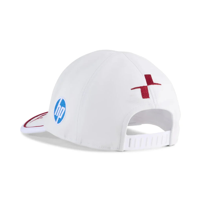 Boné Scuderia Ferrari Pilotos 2025 - Branco
