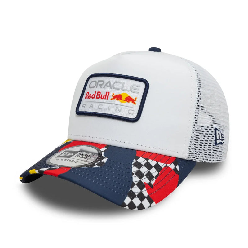Boné Red Bull Racing Abstrato - Branco