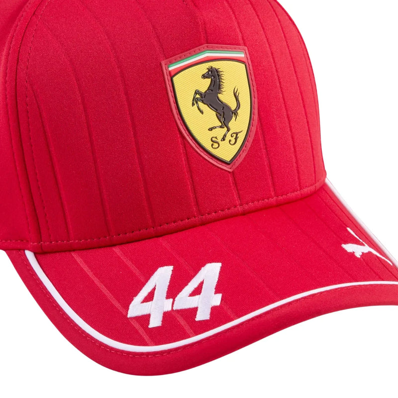 Boné Scuderia Ferrari Pilotos 2025 - Cereja Escuro