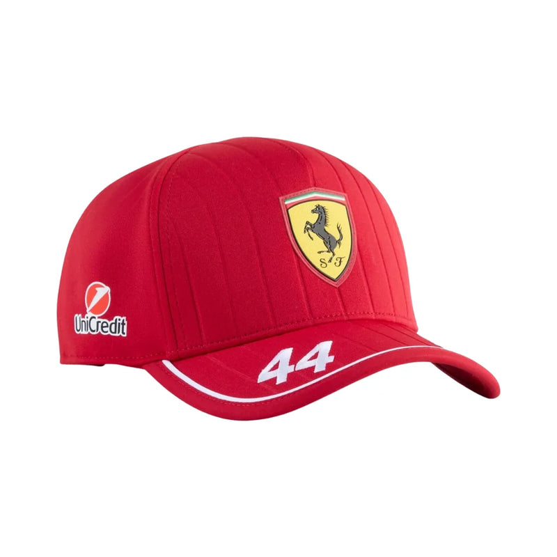 Boné Scuderia Ferrari Pilotos 2025 - Cereja Escuro