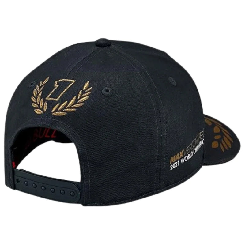 Boné Red Bull Racing Edição Especial Verstappen Champion 2021 - Azul Marinho