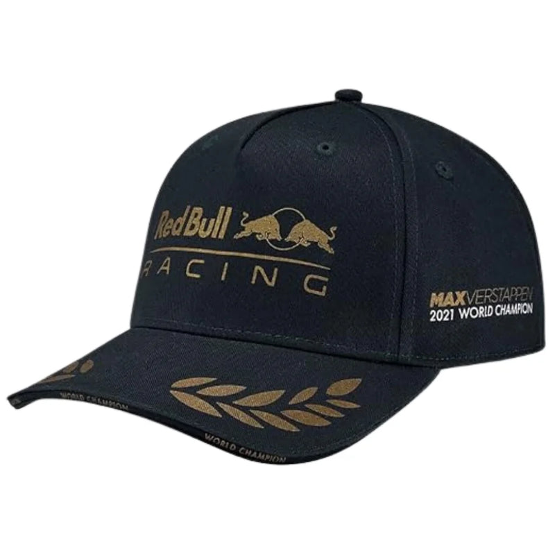 Boné Red Bull Racing Edição Especial Verstappen Champion 2021 - Azul Marinho