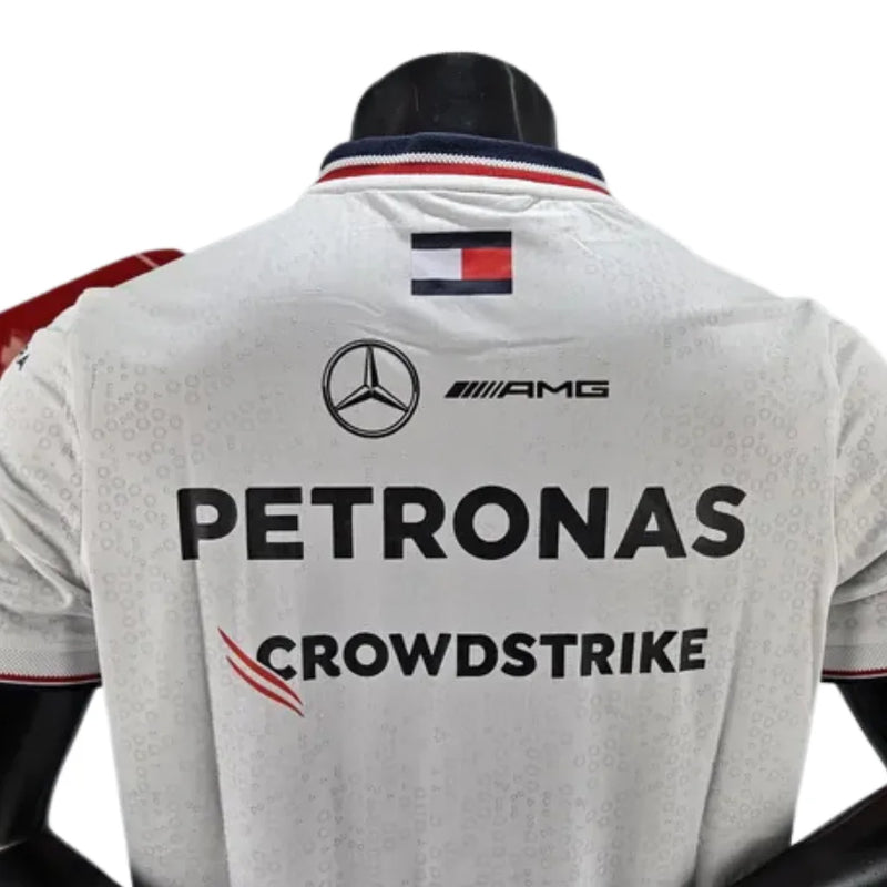 Camiseta Branca Mercedes - 2024