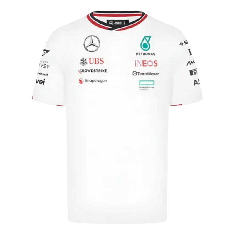 Camiseta Branca Mercedes - 2024
