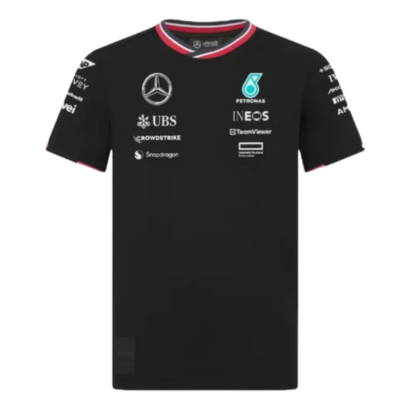 Camiseta Preta Mercedes - 2024