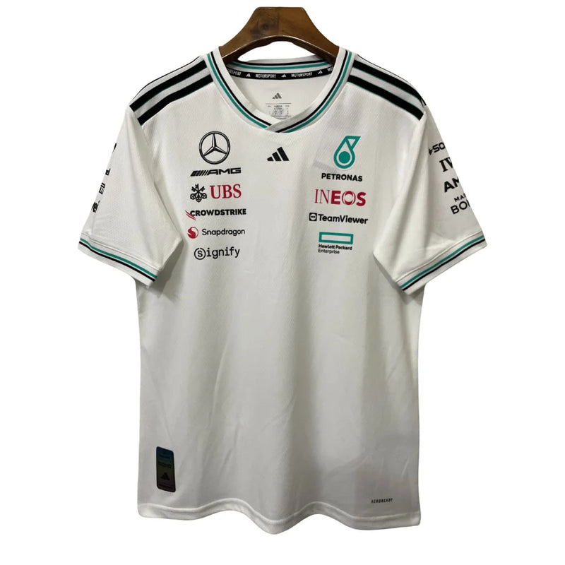 Lançamento Camiseta Branca Mercedes - 2025