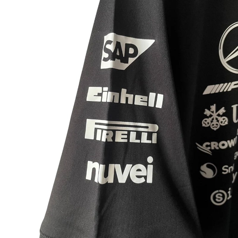 Lançamento Camiseta Driver Preta Mercedes - 2025