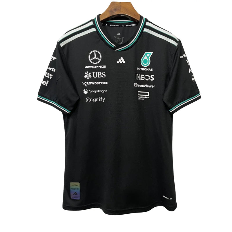 Lançamento Camiseta Preta Mercedes - 2025