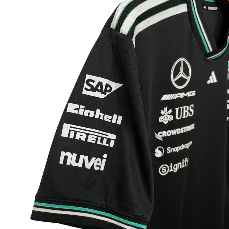Lançamento Camiseta Preta Mercedes - 2025