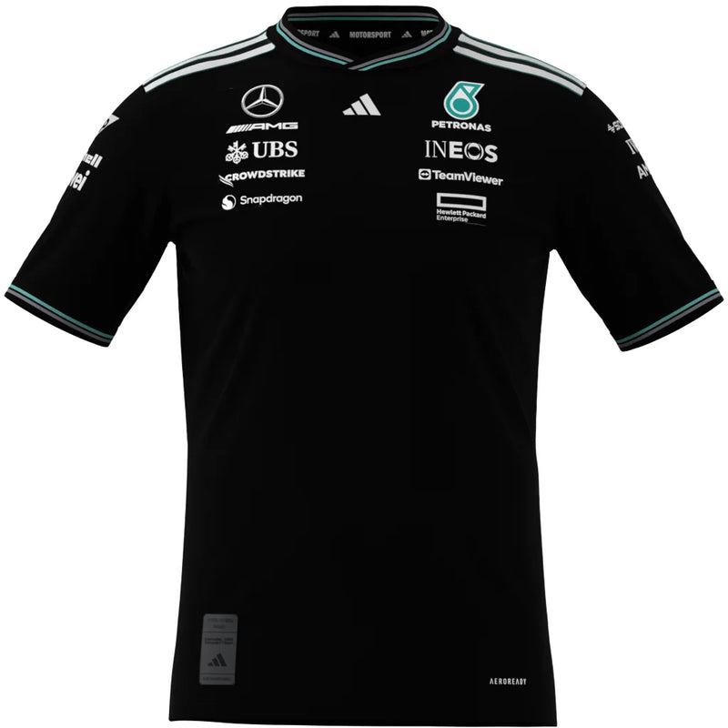 Lançamento Camiseta Preta Mercedes - 2025